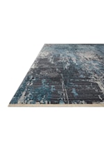 Loloi Rugs Samra 18" x 18" Ivory / Denim Sample Rug