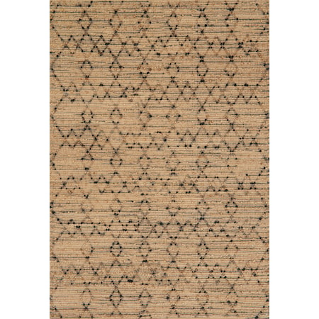 1'6" x 1'6"  Charcoal Rug