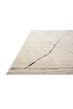 Loloi Rugs Fabian 18" x 18" Ivory / Charcoal Sample Rug