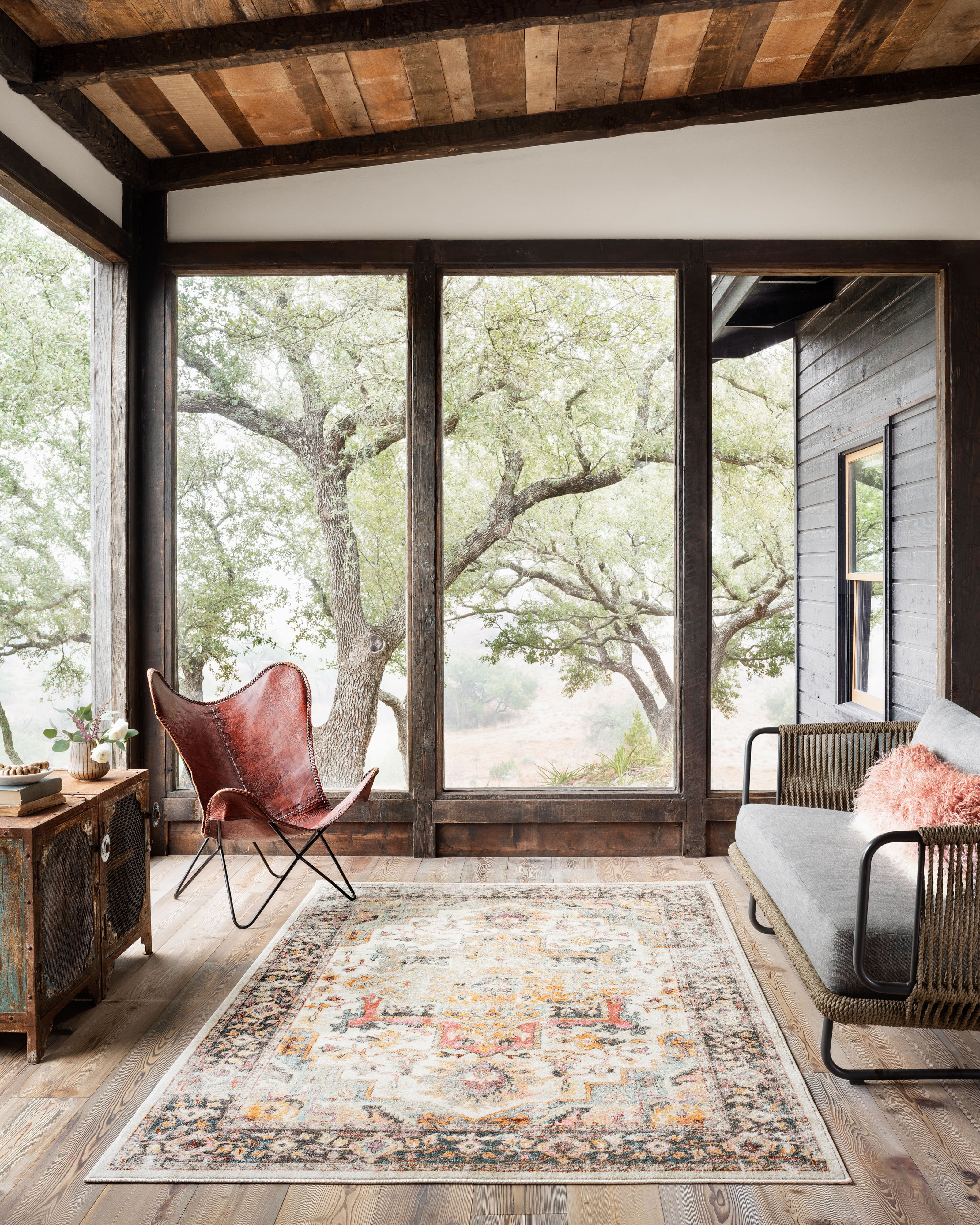 11'6" x 15' Ivory / Charcoal Rug