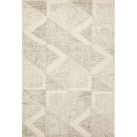 2'6" x 7'6" Lt Grey / Granite Rug