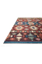 Loloi Rugs Zion 18" x 18" Ocean / Gold Sample Rug