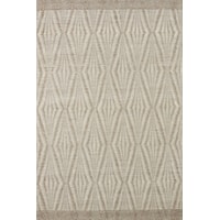 9'3" x 13' Ivory / Taupe Rectangle Rug