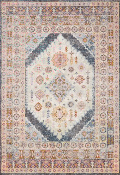 3'6" x 5'9" Pebble / Fiesta Rug