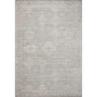 2'6" x 10'0" Silver / Ivory Rug