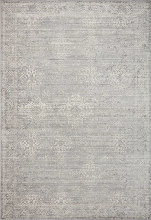 2'6" x 10'0" Silver / Ivory Rug