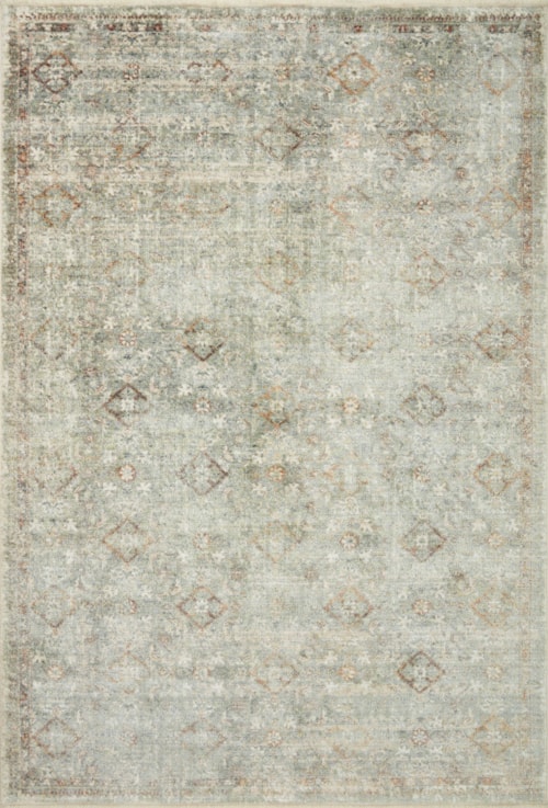 2'-6" x 10'-0" Lagoon / Gold Rug