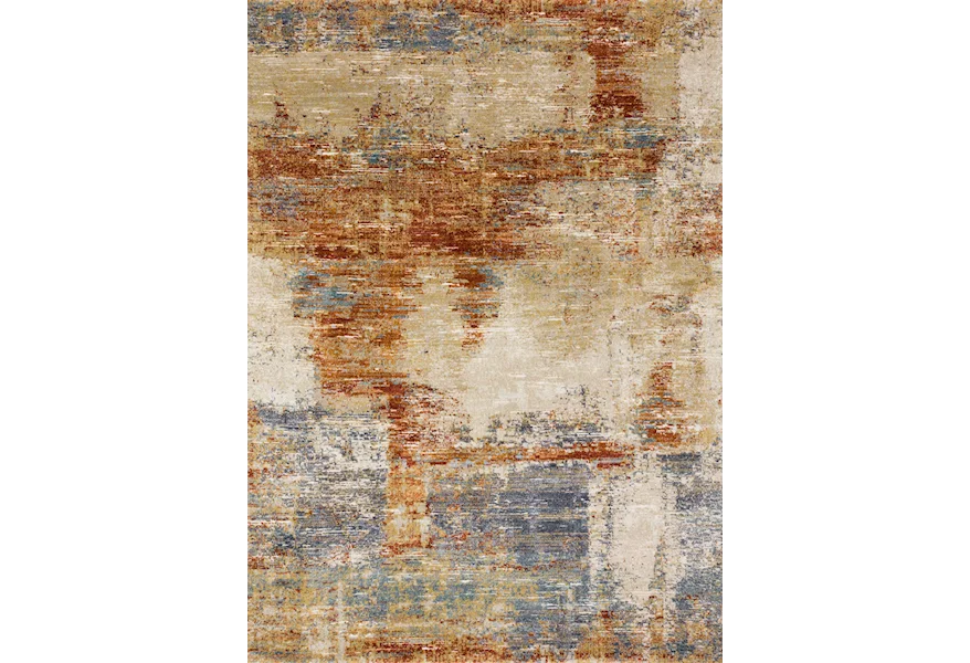 Augustus 3'7" x 5'7" Terracotta Rug by Reeds Rugs at Reeds Furniture