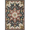 Reeds Rugs Victoria 5'0" x 7'6" Teal / Raspberry Rug