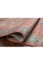 Loloi Rugs Heidi 18" x 18" Spice / Aqua Sample Rug