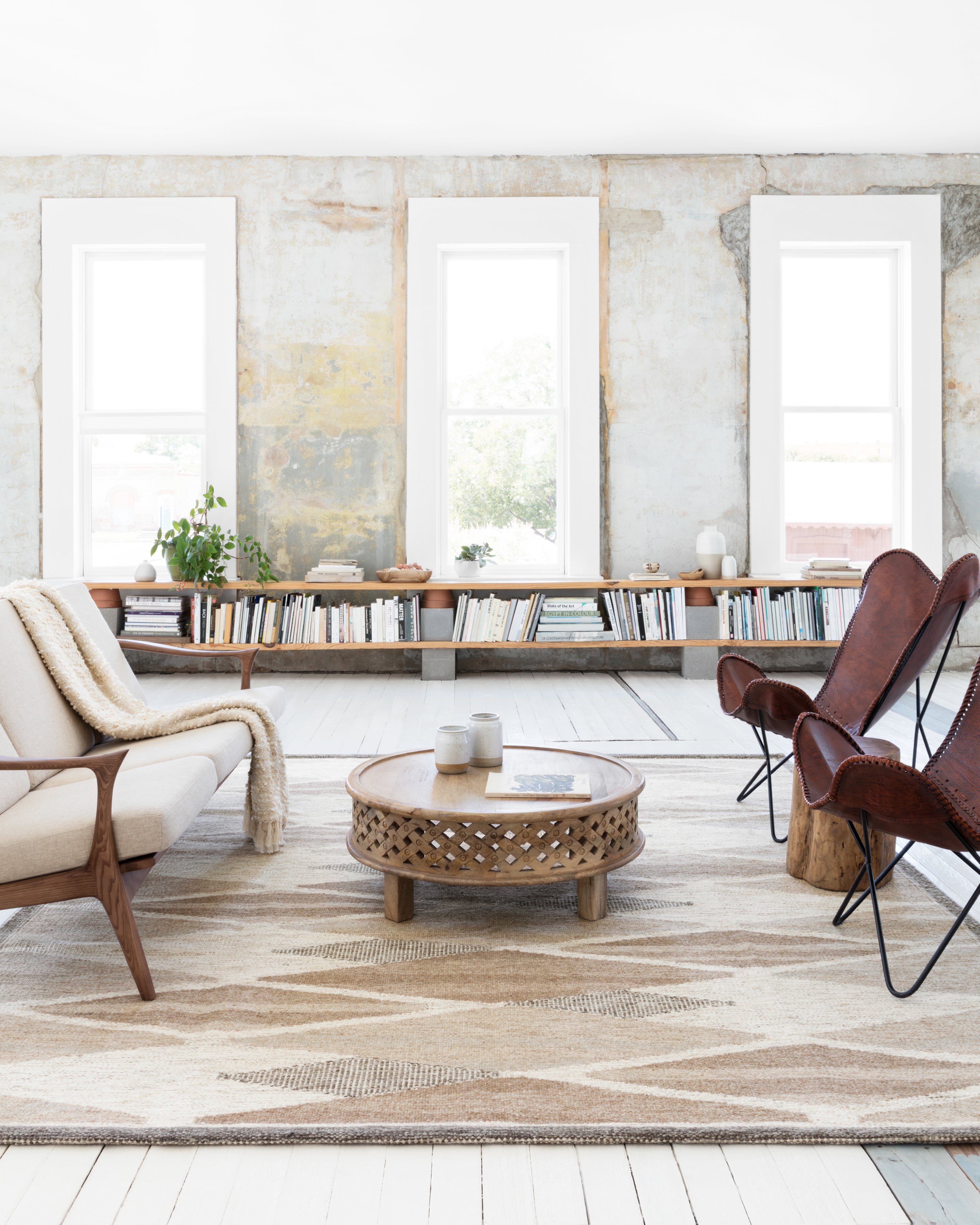 5'0" x 7'6" Taupe / Bark Rug