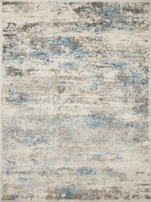 18" x 18" Ivory / Ocean Sample Rug