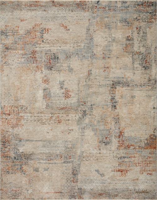 18" x 18" Sand / Multi Sample Rug
