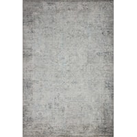 18" x 18" Ivory / Silver Sample Rug