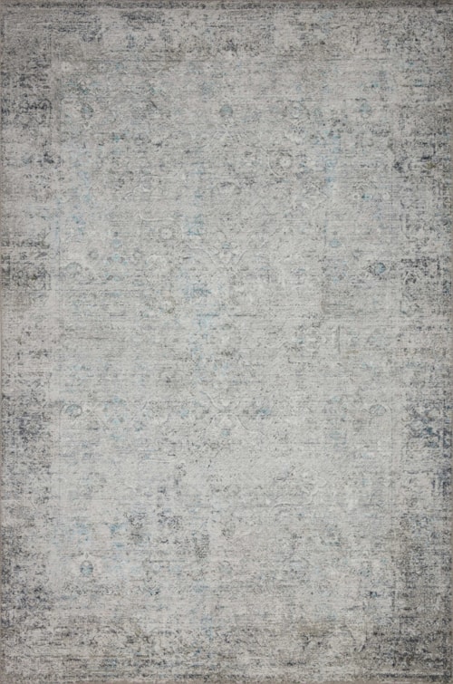 18" x 18" Ivory / Silver Sample Rug