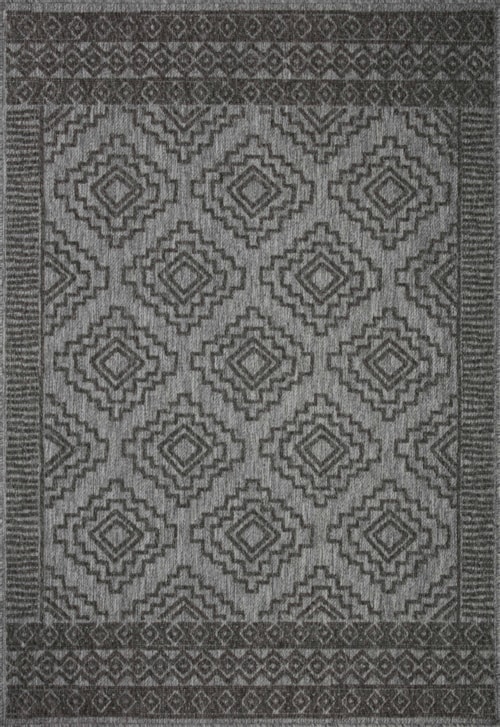 18" x 18" Grey / Charcoal Sample Rug