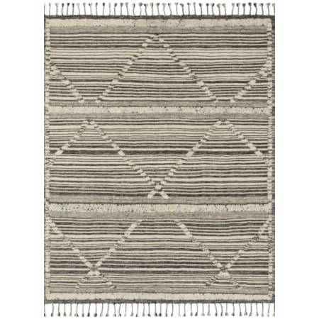 8'6" x 11'6" Ivory / Charcoal Rug