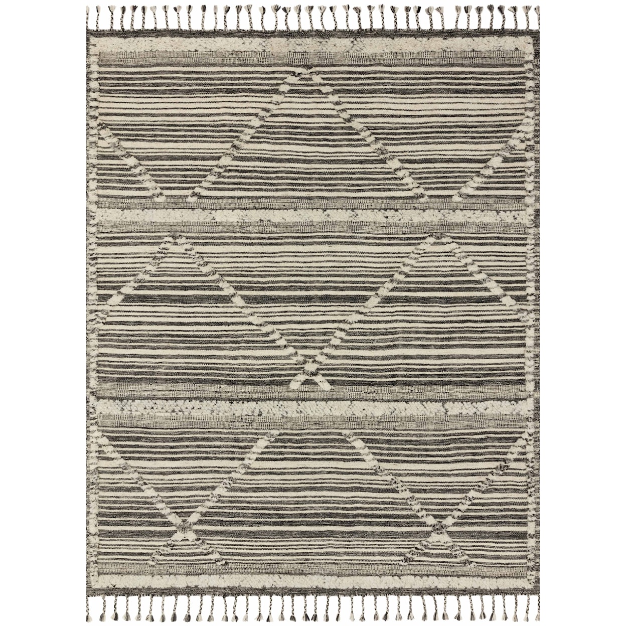 Loloi Rugs Iman 9'6" x 13'6" Ivory / Charcoal Rug