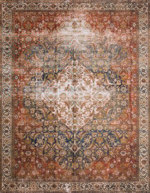 2'3" x 3'9" Ocean / Multi Rectangle Rug