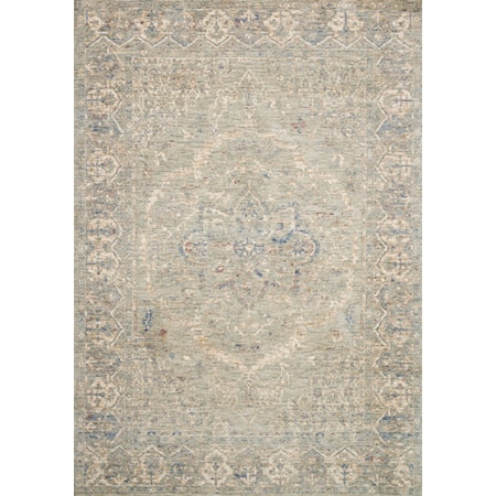 7'10" x 7'10" Round Mist Rug