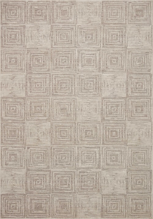 4'-0" x 6'-0" Beige / Grey Rug