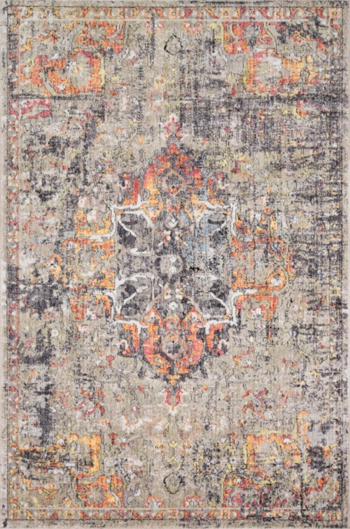 2'4" x 8'0" Taupe / Sunset Rug