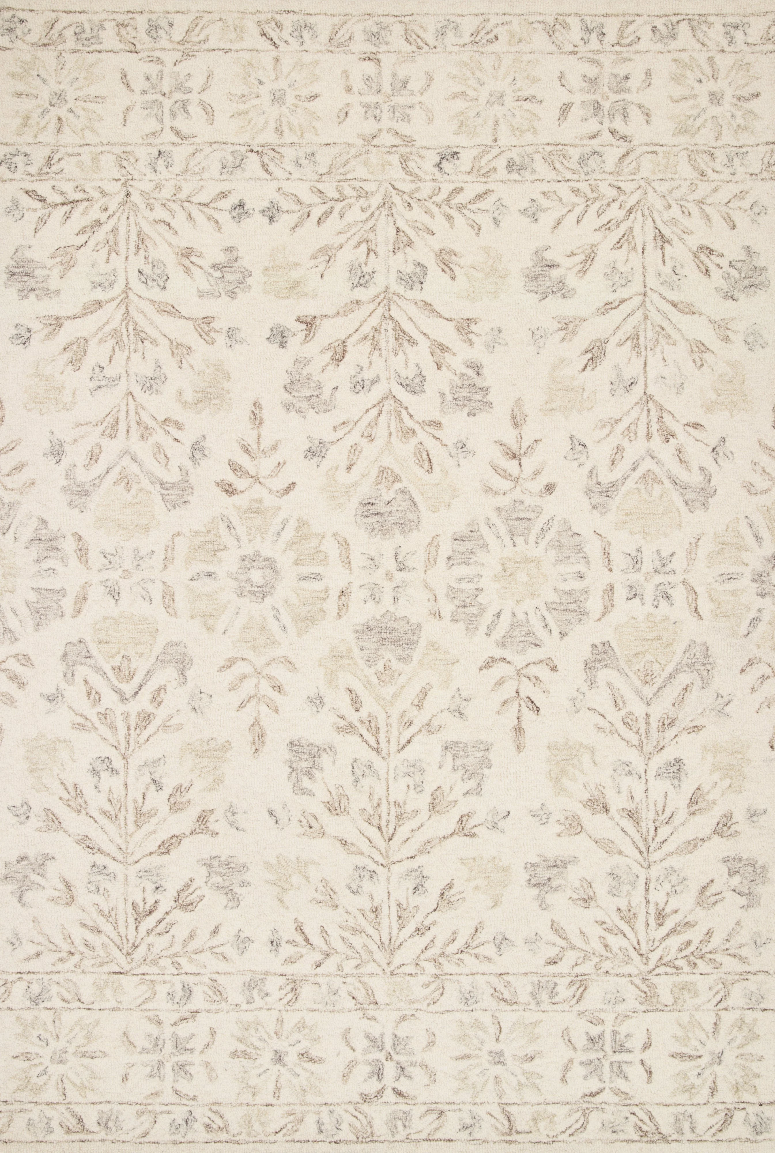 Loloi Norabel NOR-01 Ivory Multi Rug - 5 ft x 7 ft 6 in