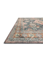 Reeds Rugs Skye 18" x 18" Turquoise / Terracotta Sample Rug