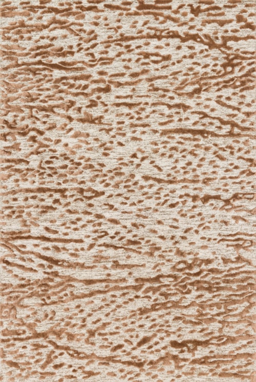 7'9" x 9'9" Oatmeal / Terracotta Rug