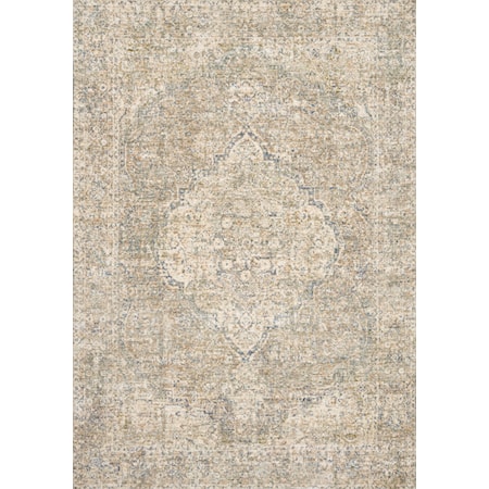 7'10" x 10' Granite / Blue Rug