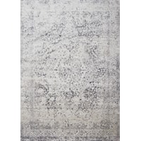 2'-7" X 4' Silver / Lt. Grey Area Rug