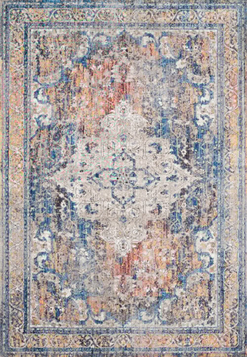 18" x 18" Multi / Stone Sample Rug