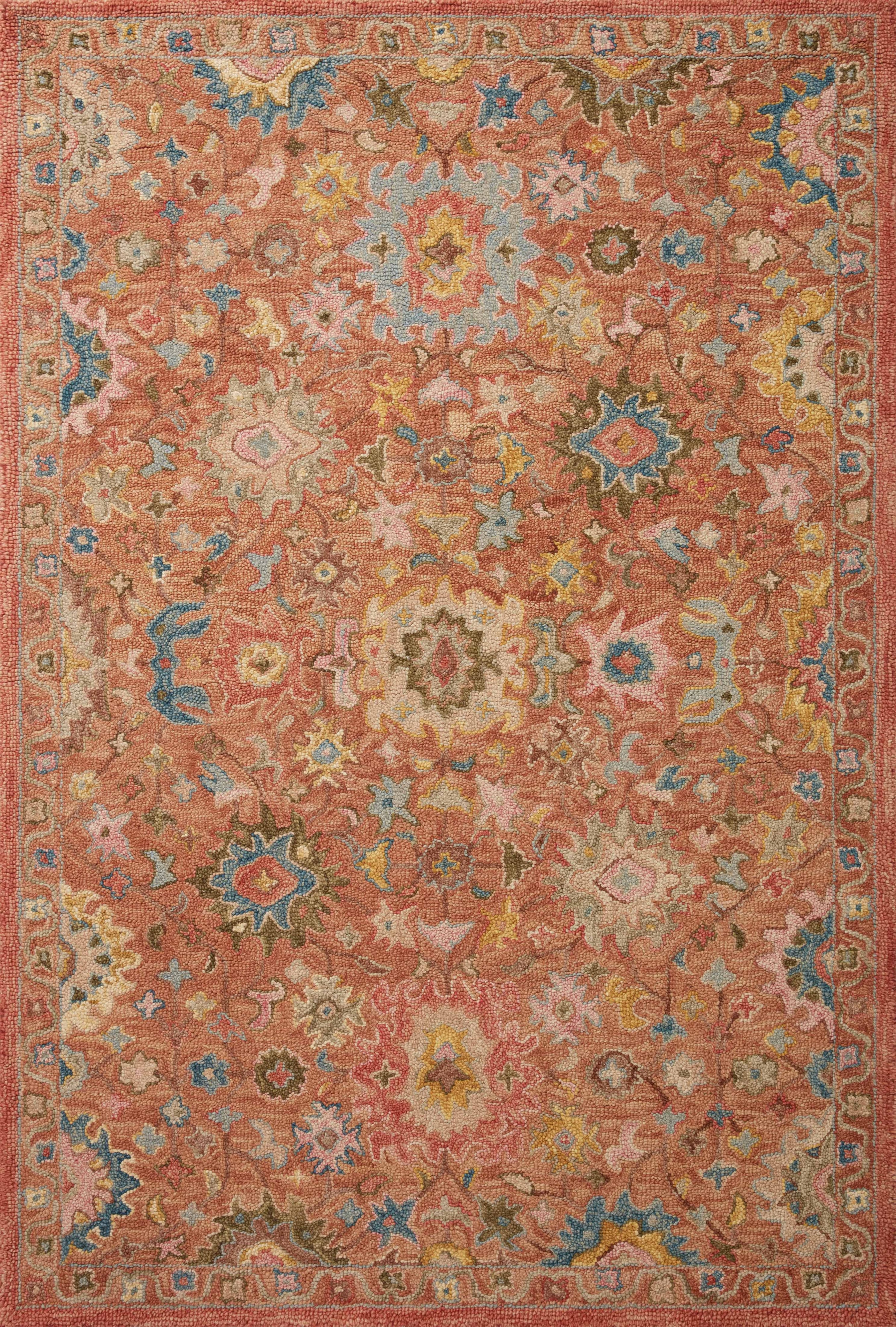 Loloi Rugs Padma PADMPMA05TCML300R 3'0" x 3'0" Round Terracotta