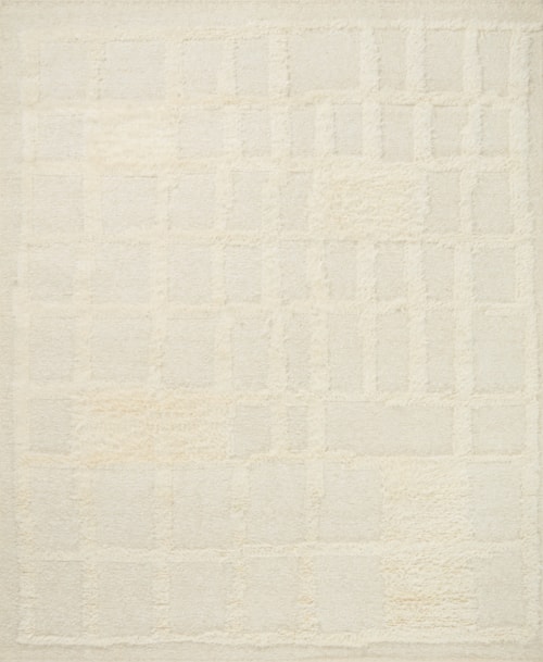 7'-9" x 9'-9" Ivory Rug