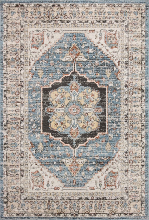 2'7" x 8'0" Sky / Multi Rug