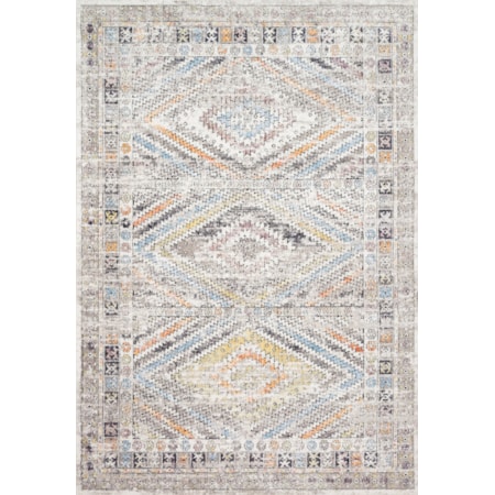 7' 10" x 10' 6" Ivory/Multi Rug