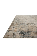Reeds Rugs Axel 2'6" x 8'0" Silver / Spice Runner Rug