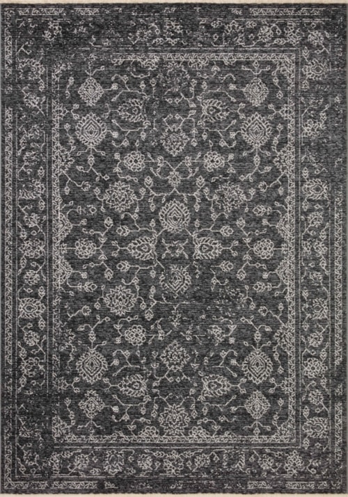 18" x 18" Charcoal / Dove Sample Rug