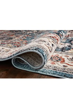 Loloi Rugs Samra 18" x 18" Ivory / Denim Sample Rug