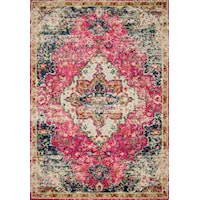 9'-0" X 12'-0" Pink / Midnight Rug