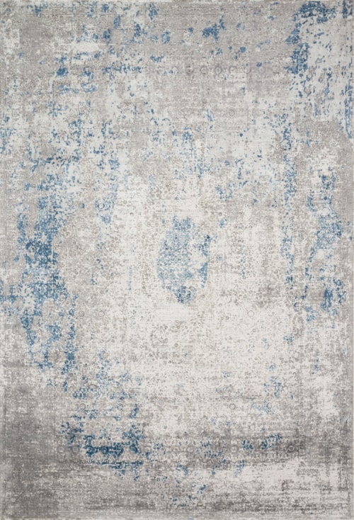 7'-10" X 10'-10" Dove / Ocean Rug