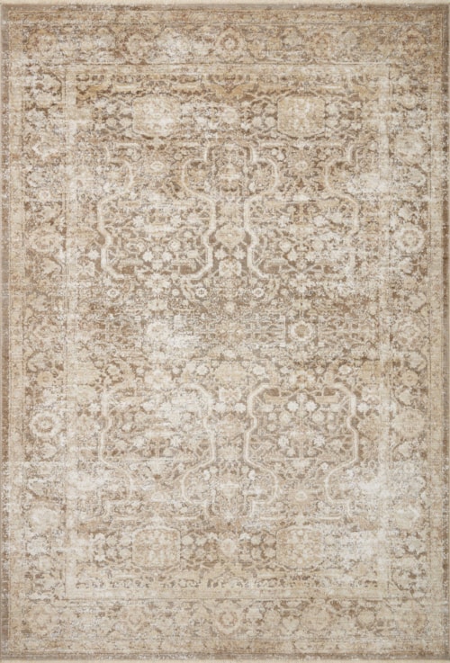 2'-6" x 8'-0" Mocha / Tan Rug