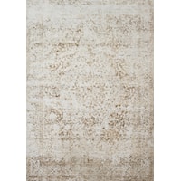 2'-7" X 4' Champagne / Lt. Grey Area Rug