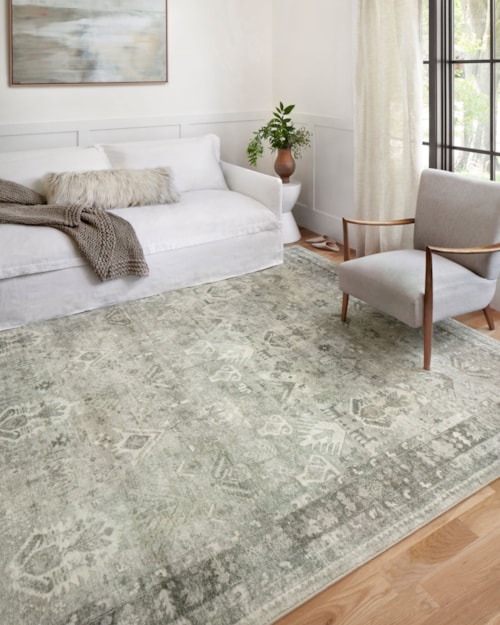 18" x 18" Steel / Graphite Sample Rug