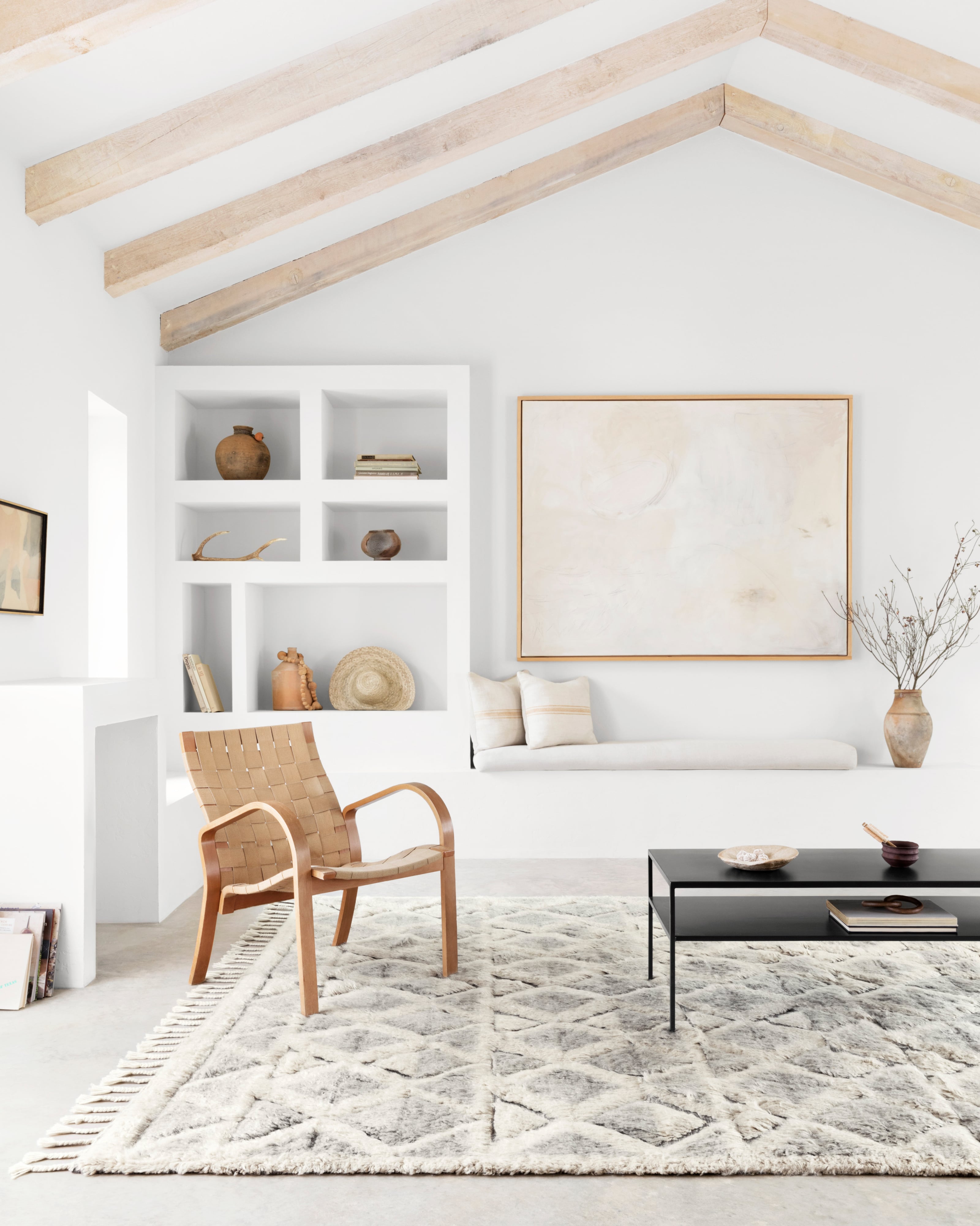 5'6" x 8'6" Smoke / Taupe Rug