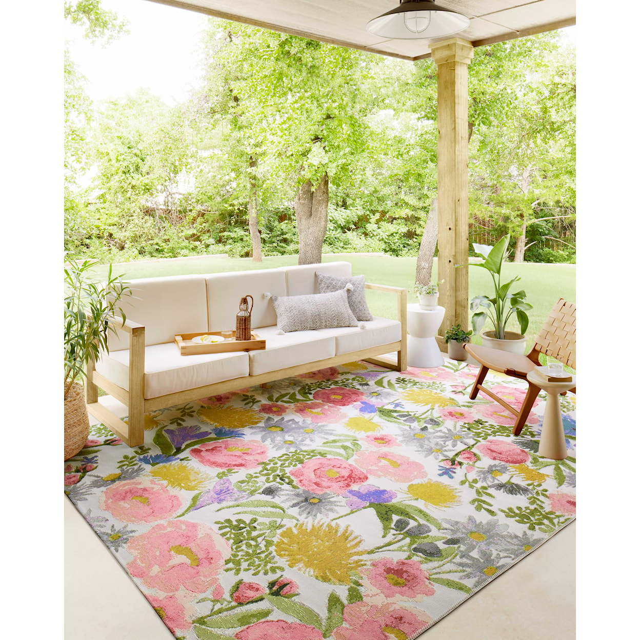 Loloi Rugs Botanical 18" x 18"  Rug