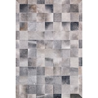 7'6" x 9'6" Charcoal / Grey Rectangle Rug