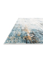 Loloi Rugs Alchemy 18" x 18" Denim / Ivory Sample Rug