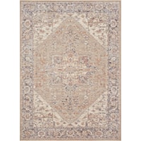 7'10" x 10' Taupe / Denim Rug