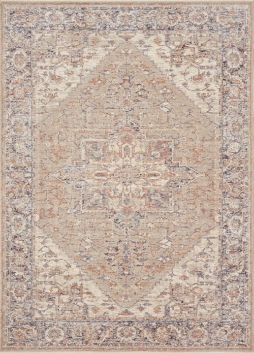 7'10" x 10' Taupe / Denim Rug